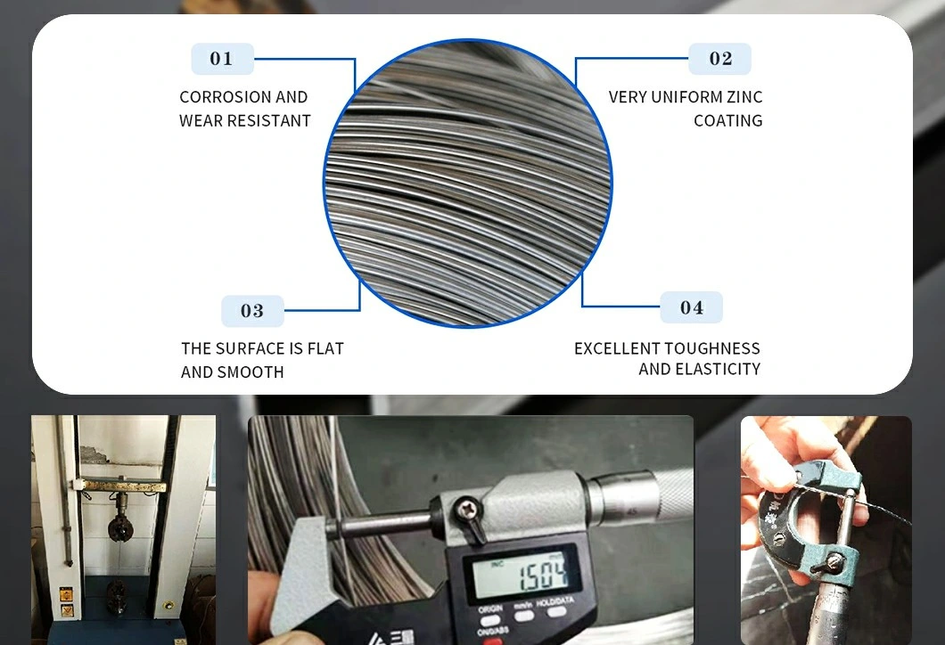 Wholesale Q235 Q345 Q355 ASTM AISI Hot Rolled Cold Drawn Electro Zinc Coated Iron Galvanized Steel Wire