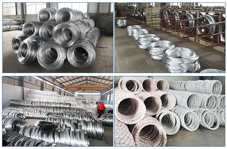 Electro Galvanized Steel Wire 12/ 16/ 18 Gauge Electro Galvanized Gi Iron Binding Wire Made in China