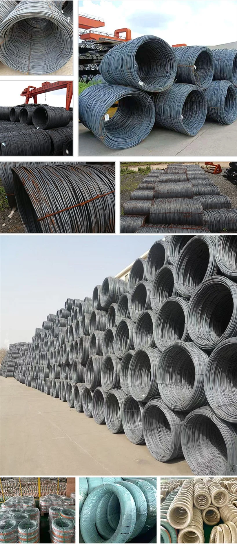 High Quality Binding Flat Type Metals Alloys Flat Wire Steel Hot DIP-Galvanised Galvanized Steel Iron Wire