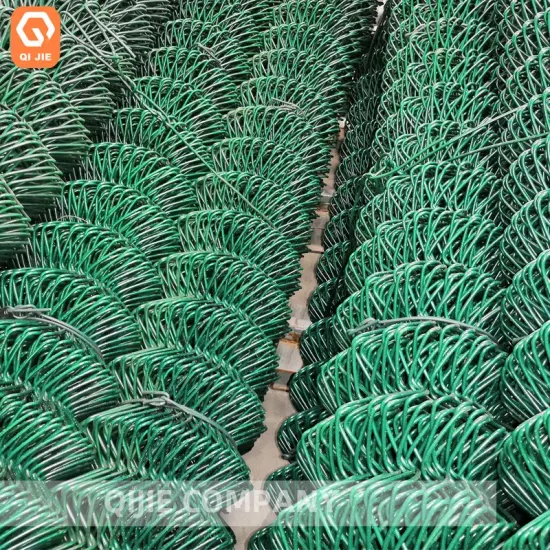 Colore verde rivestito di plastica della rete di recinzione della rete metallica galvanizzata di sicurezza del giardino